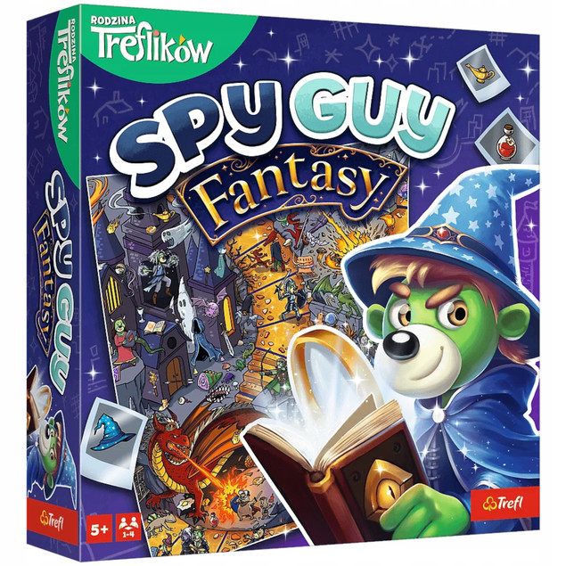 Spy Guy Fantasy Gra Rodzinna Planszowa Kooperacyjna Obserwacyjna 5+ Trefl