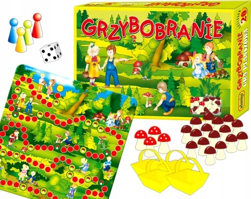 Grzybobranie – gra planszowa rodzinna