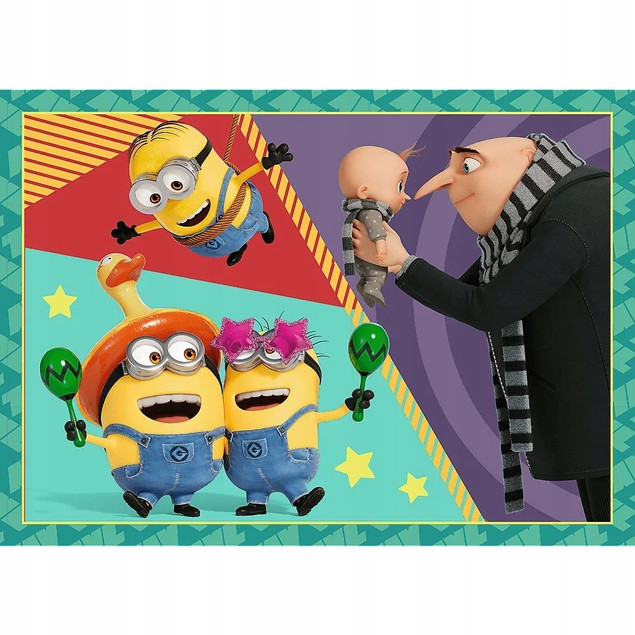 Puzzle 4w1 Minionki Zwariowane – Trefl