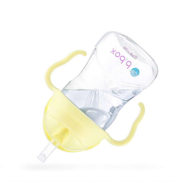 B.BOX Innowacyjny Kubek Bidon Niekapek z Obciążoną Słomką 240 ml 6M+