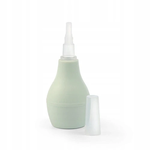 Babyono Gruszka do nosa 043/01 z miękką końcówką miętowa - aspirator dla niemowląt