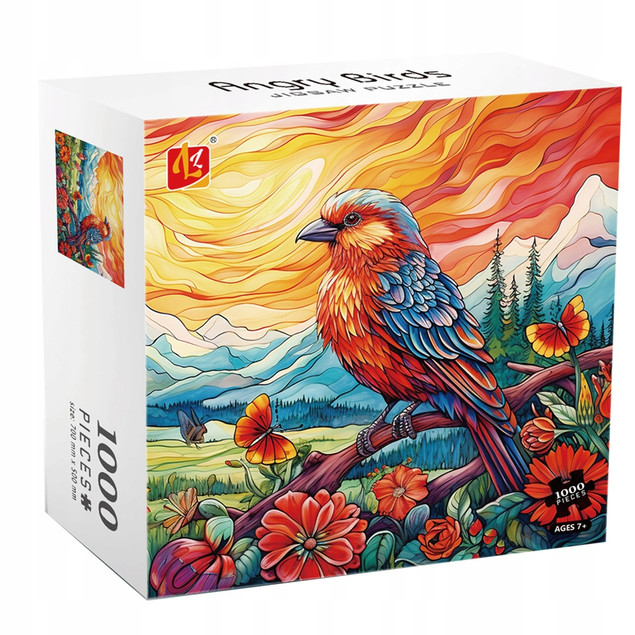 Puzzle Askato 1000 elementów Ptaszek Natura 70x50cm