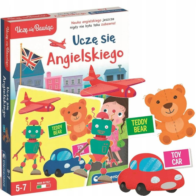 GRA EDUKACYJNA UCZĘ SIĘ ANGIELSKIEGO UCZĘ SIĘ.. 5+