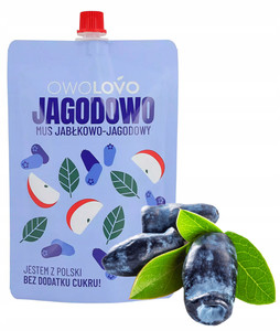 Mus Jabłkowo-Jagodowy OwoLowo 200g