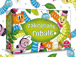 Zakręcone Robale Gra Planszowa Dla Dzieci Rodzinna 5+ Kukuryku 63834