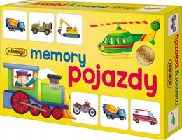 Gra planszowa Adamigo Memory Pojazdy dla Dzieci 3+