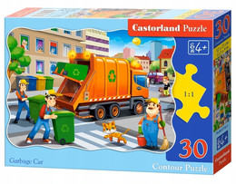 Puzzle Auto Śmieciarka 30 el. Castorland