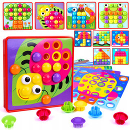 Układanka Guzikowa Trening Rączki Mozaika Manualna Montessori Edu 2+ Askato