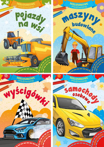 PAKIET Kolorowanka MALUSZKOWE MALOWANIE CHŁOPIEC Skrzat