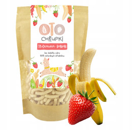 OTO Chrupki Truskawka-Banan Orkiszowe Bez Cukru 25g