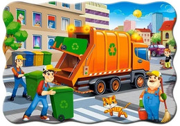 Puzzle Auto Śmieciarka 30 el. Castorland