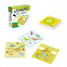 Rysowanie Zmazywanie Dinozaury Gra Edukacyjna Matematyka 6+ Alexander 2687