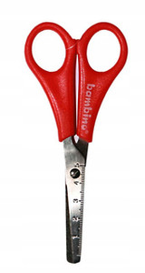 Nożyczki Szkolne Zaokrąglone Z Podziałką Bambino