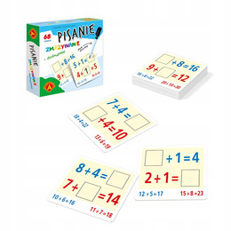 Pisanie Zmazywanie Dodawanie Gra Edukacyjna Matematyka 7+ Alexander 2686
