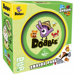 Dobble ZWIERZAKI Gra Karciana Pełna Dynamiki 4+ Rebel