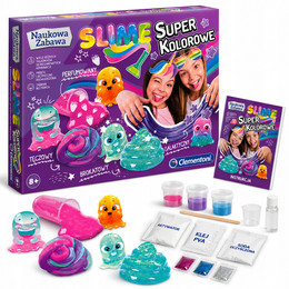 Super kolorowe slime 780 g – Clementoni Naukowa Zabawa