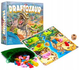 Draftozaur Rodzinna Gra Planszowa O Dinozaurach 8+ Nasza Księgarnia