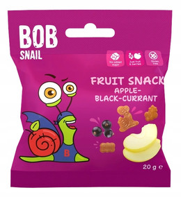 Bob Snail Żelki Owocowe Jabłko i Czarna Porzeczka 20g