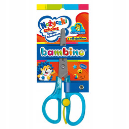 Nożyczki Szkolne Dla Leworęcznych Z Odbojnikiem Bambino