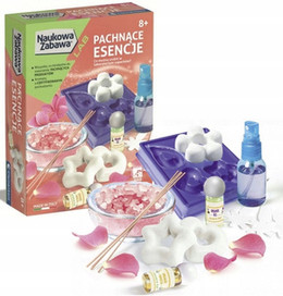 Pachnące Esencje Perfumy Laboratorium Naukowa Zabawa 8+ Clementoni