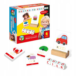 Kostka po Kostce Pisanie Montessori Multigra
