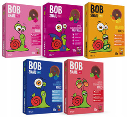 Rollsy Owocowe Mix Smaków Bob Snail Zestaw 5x100g