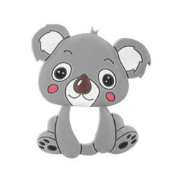 Gryzak silikonowy Koala z zawieszką – Akuku