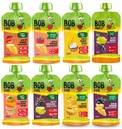 8x BOB SNAIL Smoothie MIX SMAKÓW Bez Dodatku Cukru Mus