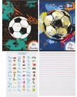 Zestaw 2 zeszytów A4 ST.RIGHT FOOTBALL ENERGY – 32 kartki, trzylinia kolorowa (70g)