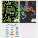 Zestaw 2 zeszytów A4 w trzy linie (kolorowe) 32 kartki ST.RIGHT GAME ZONE (70g)