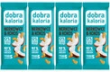 4x DOBRA KALORIA Zdrowy Baton Orzechy Nerkowca i Kokos Bez Dodatku Cukru