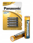 4x Baterie Panasonic Alkaiczne Power LR03/AAA 1,5V