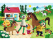 Puzzle 60 Układanka XXL Stadnina Koni TREFLINKI Bajka Super Shape 4+ Trefl