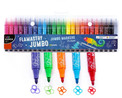 Pisaki Flamastry JUMBO GRUBE 24 Kolory Mazaki Kidea