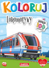 Koloruj LOKOMOTYWY Malowanka Kolorowanka Martel