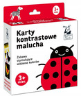 Karty kontrastowe malucha 10 szt. 13 × 13 cm – Kapitan Nauka