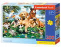 Puzzle 200 elementów Świat Zwierząt Castorland