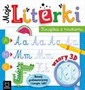 Moje literki. Książka z rowkami – Bogusław Michalec | 24 karty