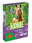 Karty Piotruś + Pamięć Konie Alexander 2779