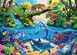 Puzzle 260 Układanka Natura ZWIERZĘTA Dzikie Morze Dżungla 8+ Castorland