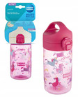 CANPOL BABIES Bidon Na Wodę Dla Dzieci Junior 400 ml JEDNOROŻEC Różowy 2+