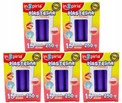 Plastelina FIOLETOWA Komplet 15 Lasek Szkolna Plastyczna 250g Inspiria x5