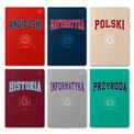 6 zeszytów przedmiotowych A5, 60 stron (70 g/m²) dla 4. klasy, Interdruk