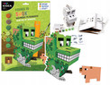 Zestaw malowania po numerach 3D Minecraft Smok Świnka – Kidea