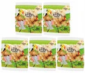 5x BIO Ania Herbatniki Mini ZOO Jungle Bez Cukru 250g