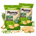 Moonsy Chipsy z Soczewicy Zielona Cebulka 60g x2