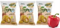 Chrupki z Soczewicy o Smaku PAPRYKI Loopea's 50g x3