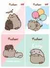 Zestaw 4 zeszytów A5 w kratkę 32 kartki UNIPAP Pusheen