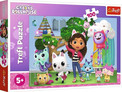 Puzzle 100 koci domek Gabi Trefl