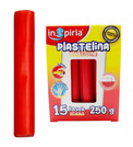 Plastelina CZERWONA Komplet 15 Lasek Szkolna Plastyczna 250g Inspiria 9851